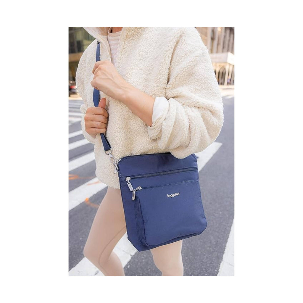 Baggallini Modern Large Pocket Crossbody - French Navy - Lenny's Shoe & Apparel