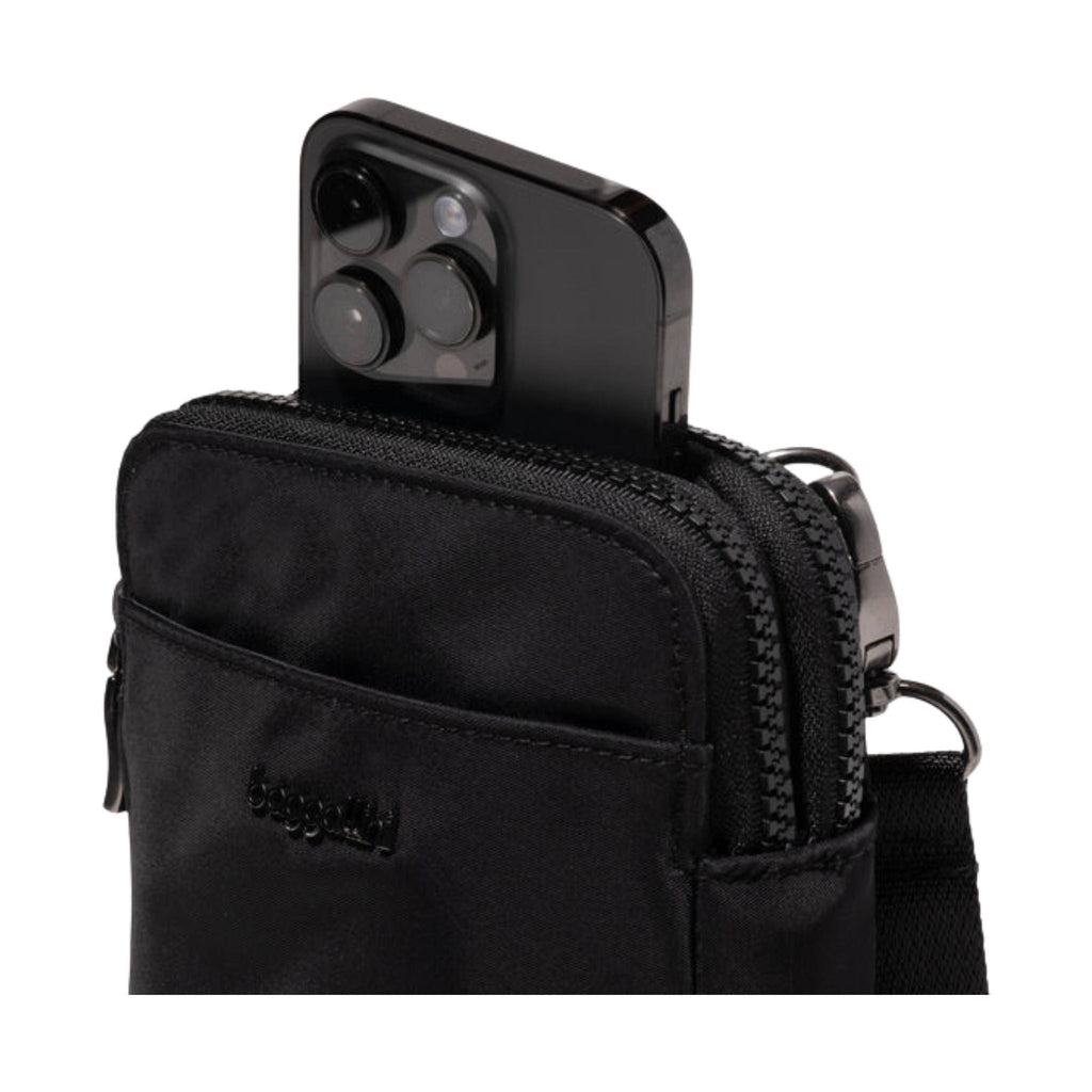 Baggallini Modern Take Two RFID Crossbody - Black Twill - Lenny's Shoe & Apparel
