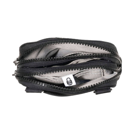 Baggallini Modern Take Two RFID Crossbody - Black Twill - Lenny's Shoe & Apparel