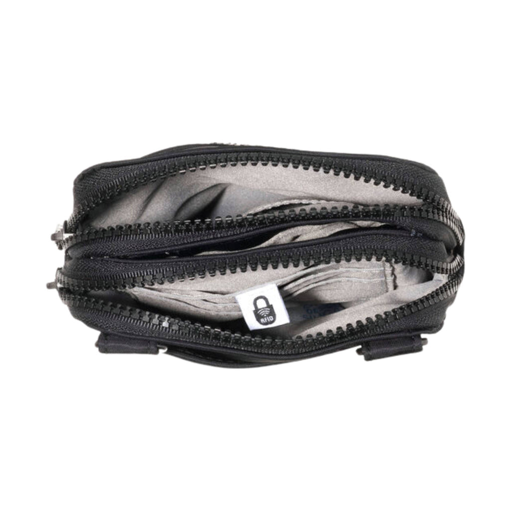 Baggallini Modern Take Two RFID Crossbody - Black Twill - Lenny's Shoe & Apparel