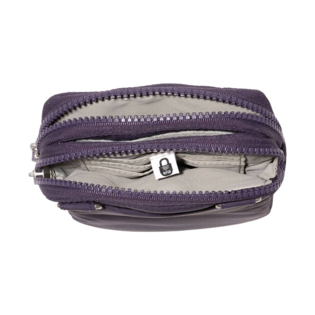 Baggallini Modern Take Two RFID Crossbody - Plum Twilight EcoPuff - Lenny's Shoe & Apparel