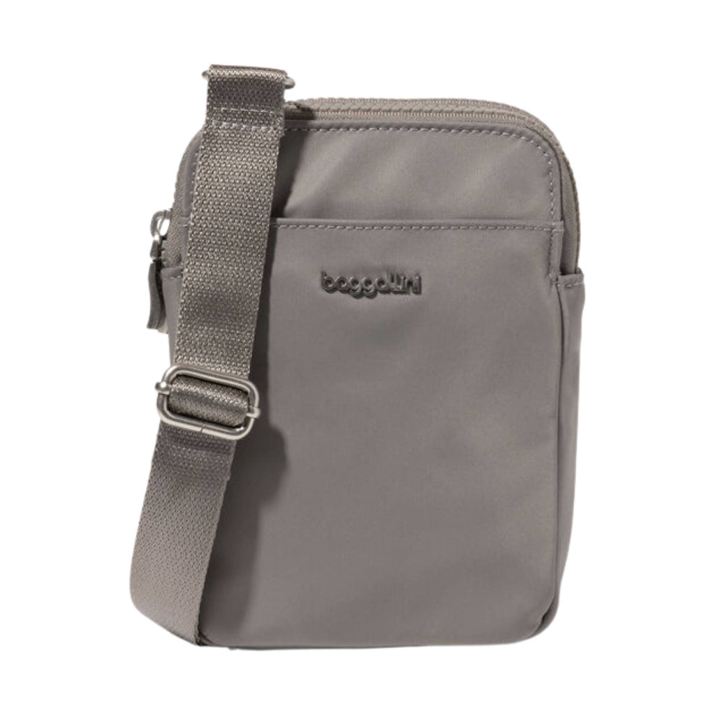 Baggallini Modern Take Two RFID Crossbody - Steel Grey Twill - Lenny's Shoe & Apparel
