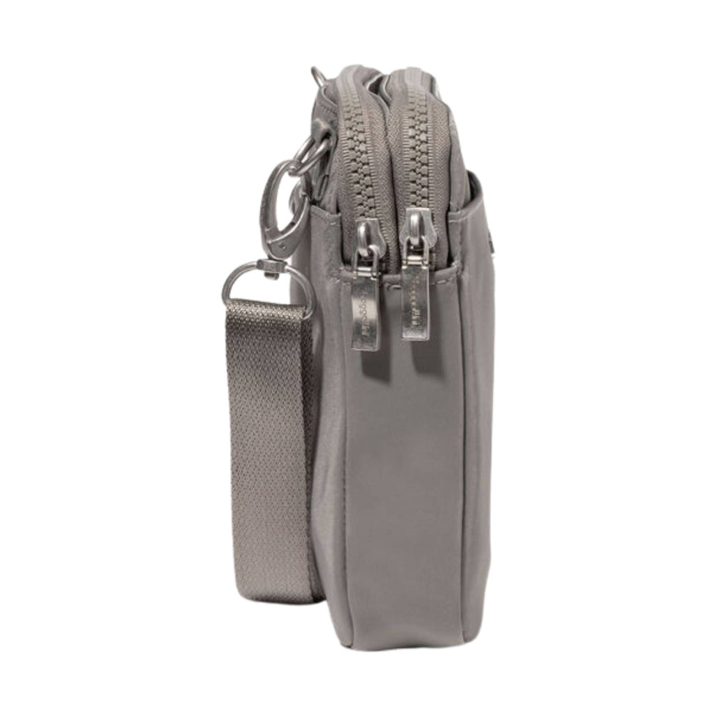 Baggallini Modern Take Two RFID Crossbody - Steel Grey Twill - Lenny's Shoe & Apparel