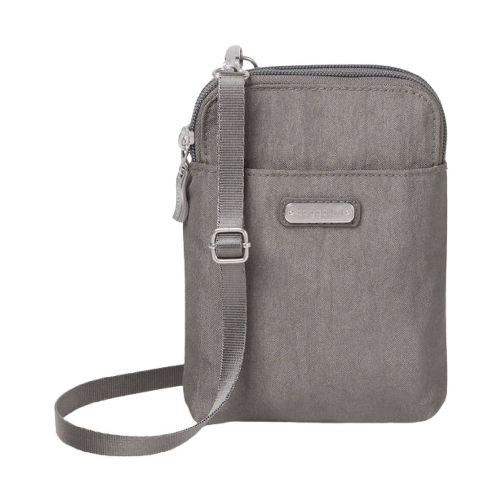 Baggallini Take Two RFID Bryant Crossbody - Sterling Shimmer - Lenny's Shoe & Apparel
