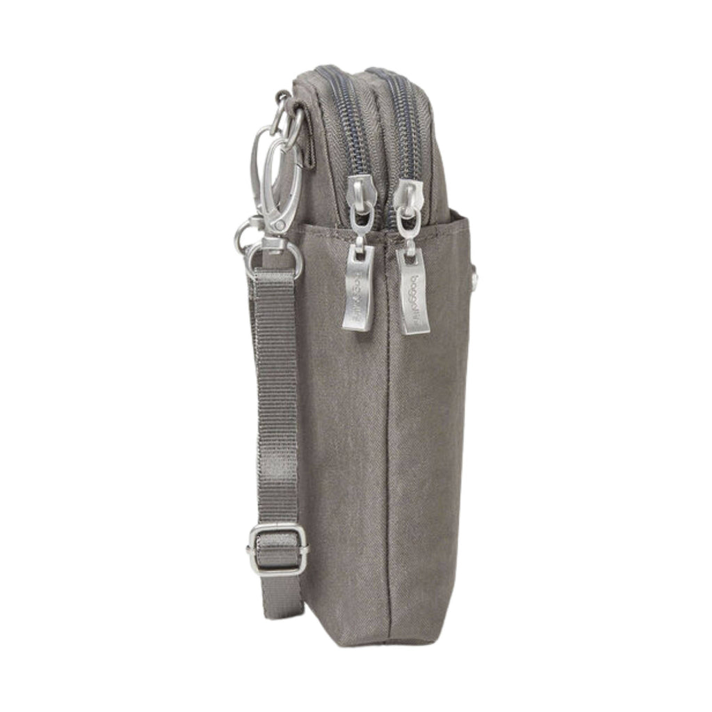 Baggallini Take Two RFID Bryant Crossbody - Sterling Shimmer - Lenny's Shoe & Apparel