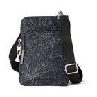 Baggallini Women's Anti Theft Activity Crossbody Bag - Midnight Blossom Print - Lenny's Shoe & Apparel