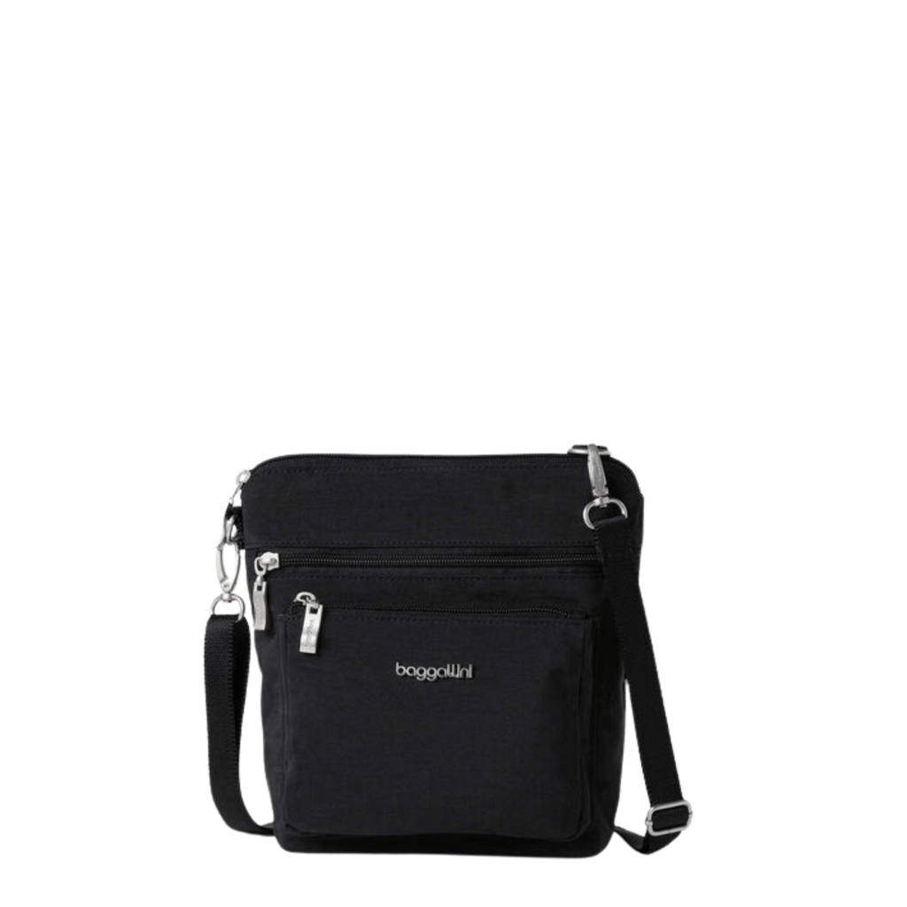 Baggallini Women's Modern Pocket CrossBody - Black - Lenny's Shoe & Apparel