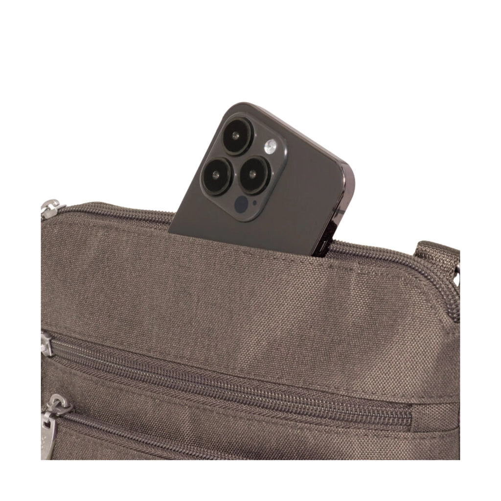 Baggallini Women's Modern Pocket CrossBody - Dark Umber Heritage - Lenny's Shoe & Apparel