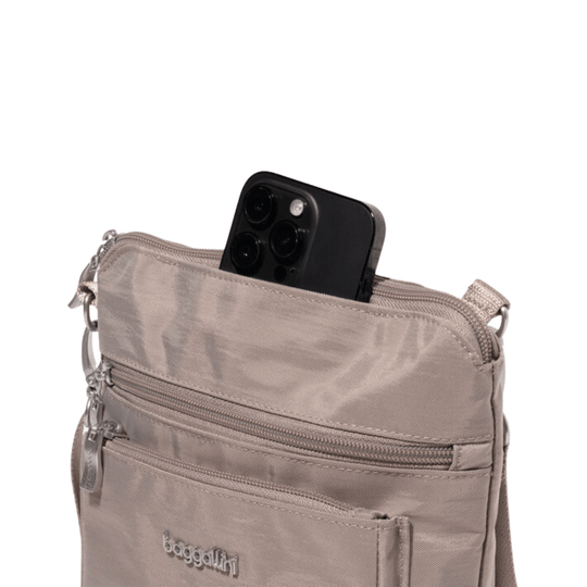 Baggallini Women's Modern Pocket CrossBody - Moonrock - Lenny's Shoe & Apparel