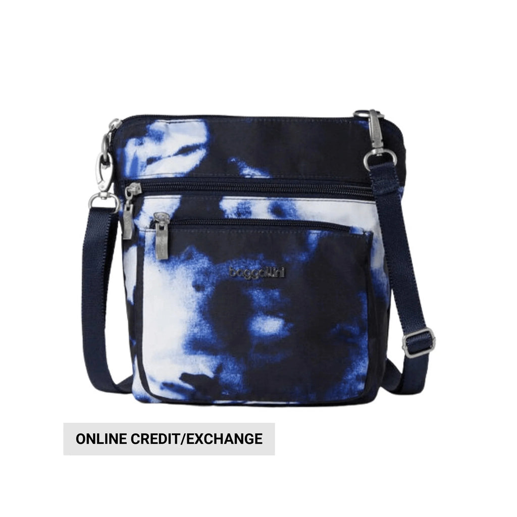 Baggallini Women's Modern Pocket CrossBody - Navy Ink Tie Dye - Lenny's Shoe & Apparel