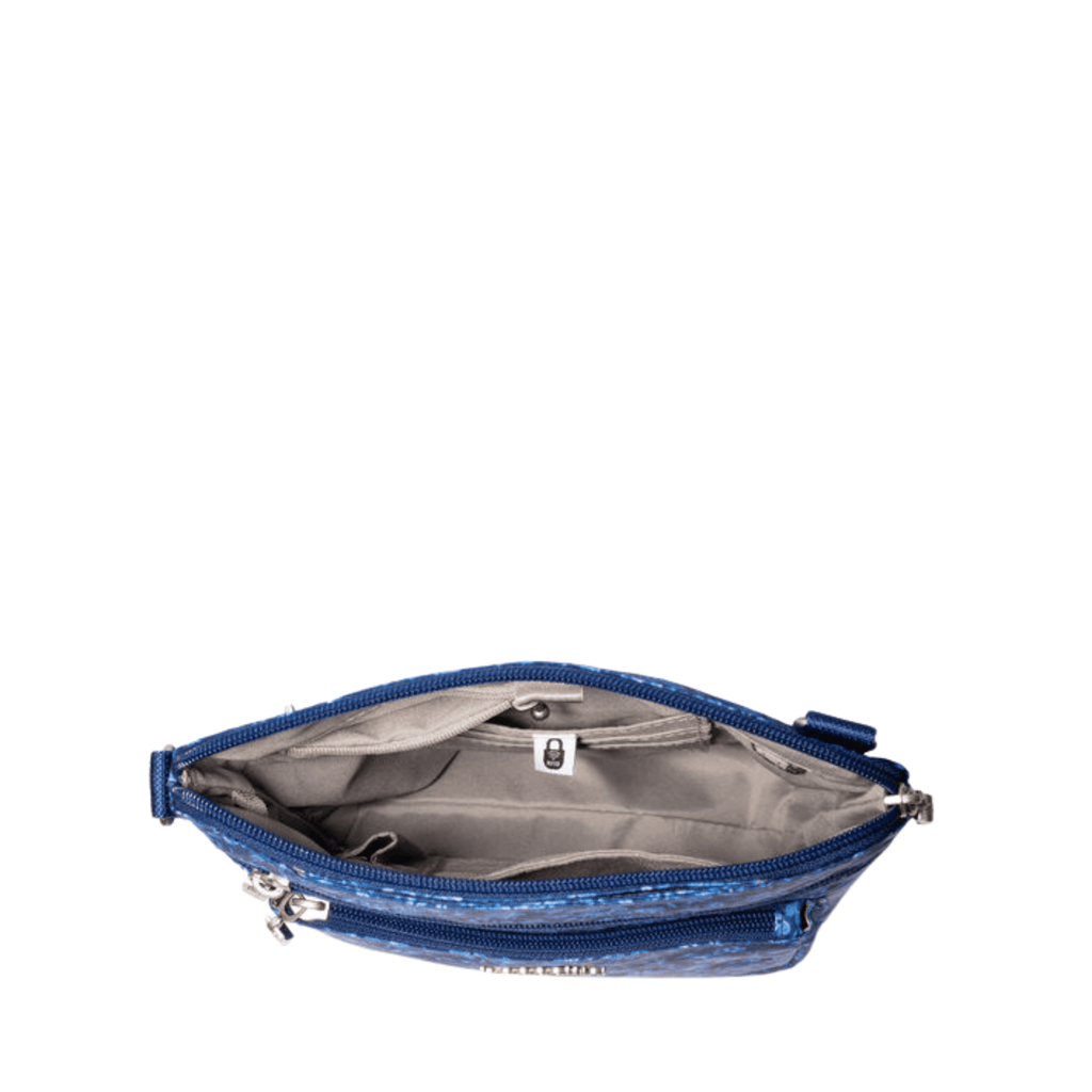 Baggallini Women's Modern Pocket CrossBody - Navy Petal - Lenny's Shoe & Apparel