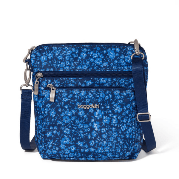 Baggallini Women's Modern Pocket CrossBody - Navy Petal – Lenny's