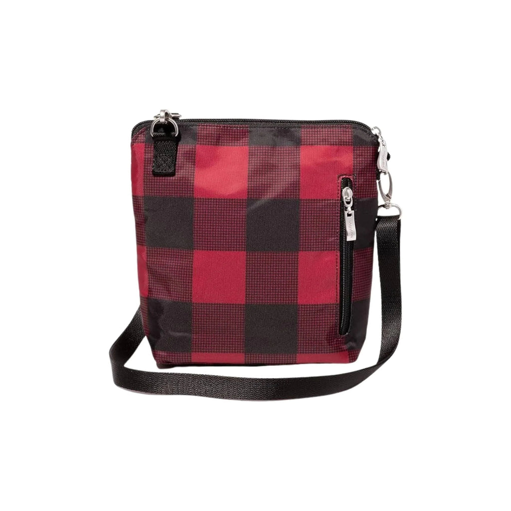 Baggallini Women's Modern Pocket CrossBody - Red Buffalo Plaid - Lenny's Shoe & Apparel