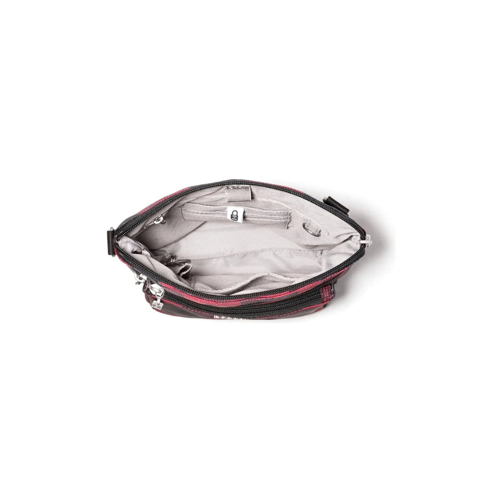 Baggallini Women's Modern Pocket CrossBody - Red Buffalo Plaid - Lenny's Shoe & Apparel