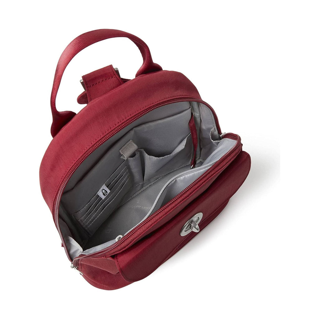 Baggallini Women's Naples Convertible Backpack - Ruby Red - Lenny's Shoe & Apparel