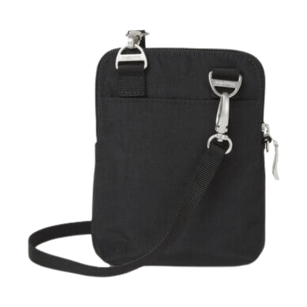 Baggallini Women's RFID Bryant Pouch - Black With Sand Lining - Lenny's Shoe & Apparel