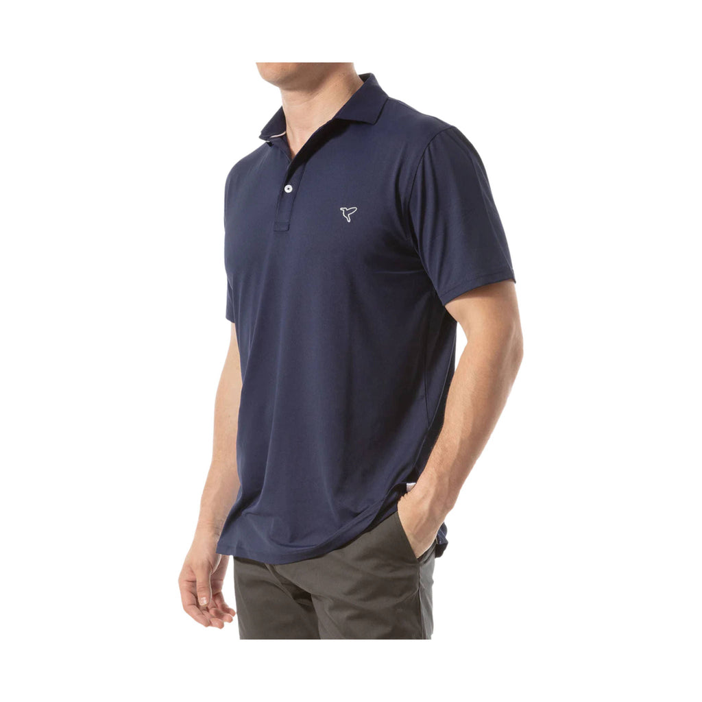 Birddogs Men's Galileo Ravioli Polo - Navy - Lenny's Shoe & Apparel