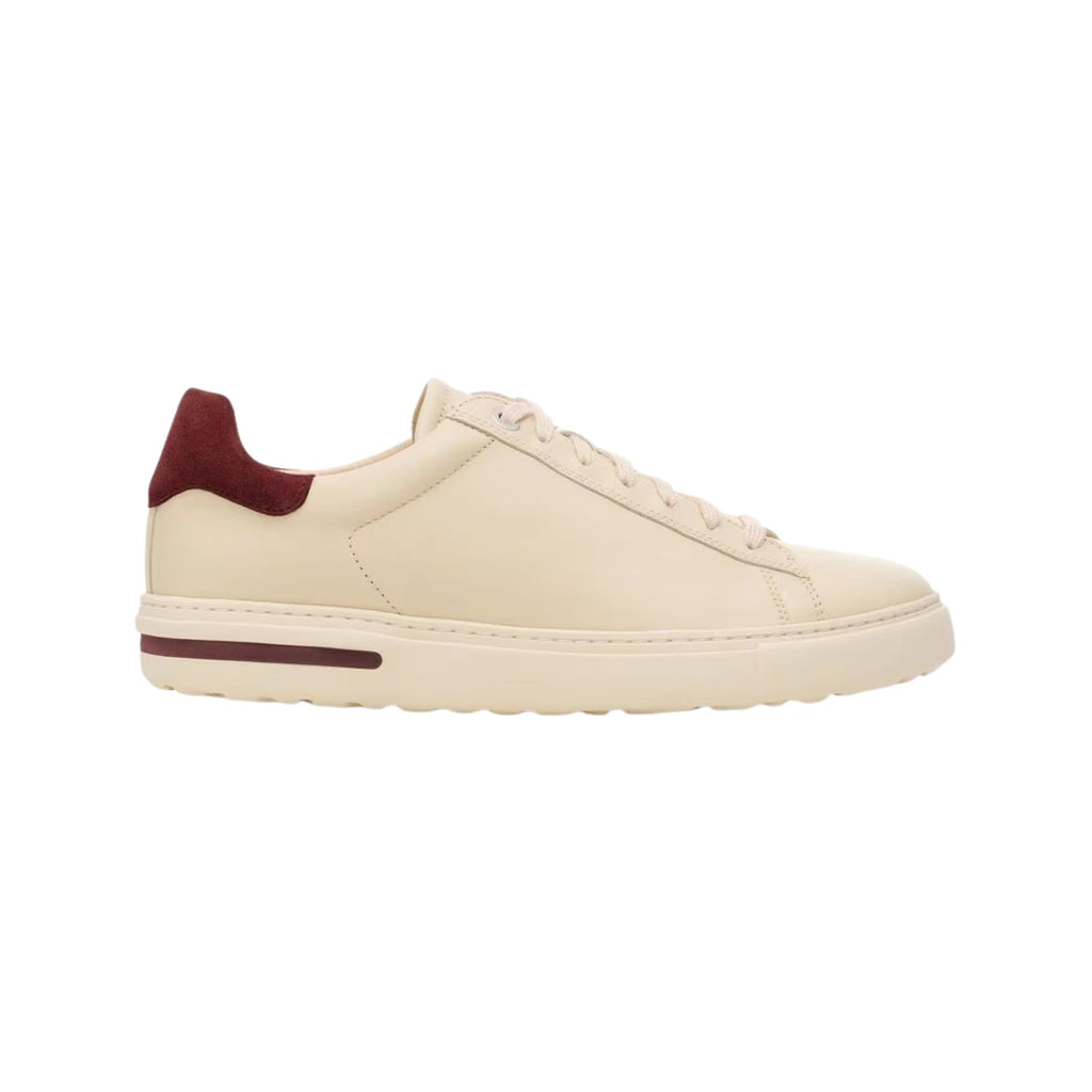 Birkenstock Bend Low Leather Shoe - Eggshell/ Suede Zinfandel - Lenny's Shoe & Apparel