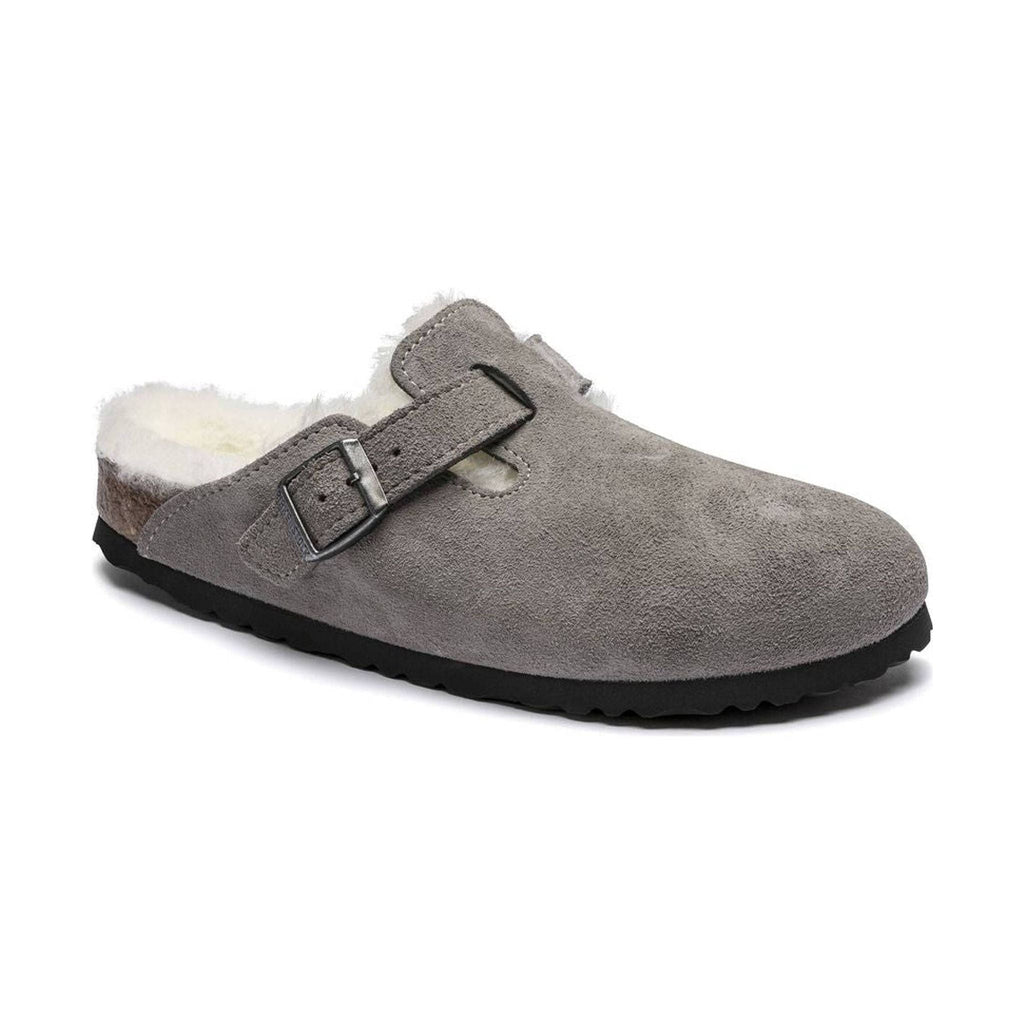 Birkenstock Boston Shearling - Stone Coin Natural - Lenny's Shoe & Apparel