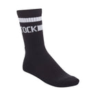 Birkenstock Cotton Crew Stripe Socks - Black/White - Lenny's Shoe & Apparel