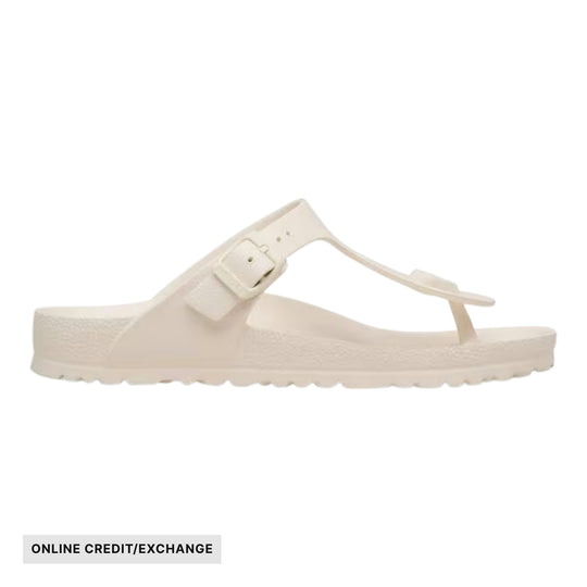 Birkenstock Gizeh Essentials EVA Sandal - Eggshell - ONLINE CREDIT/EXCHANGE - Lenny's Shoe & Apparel