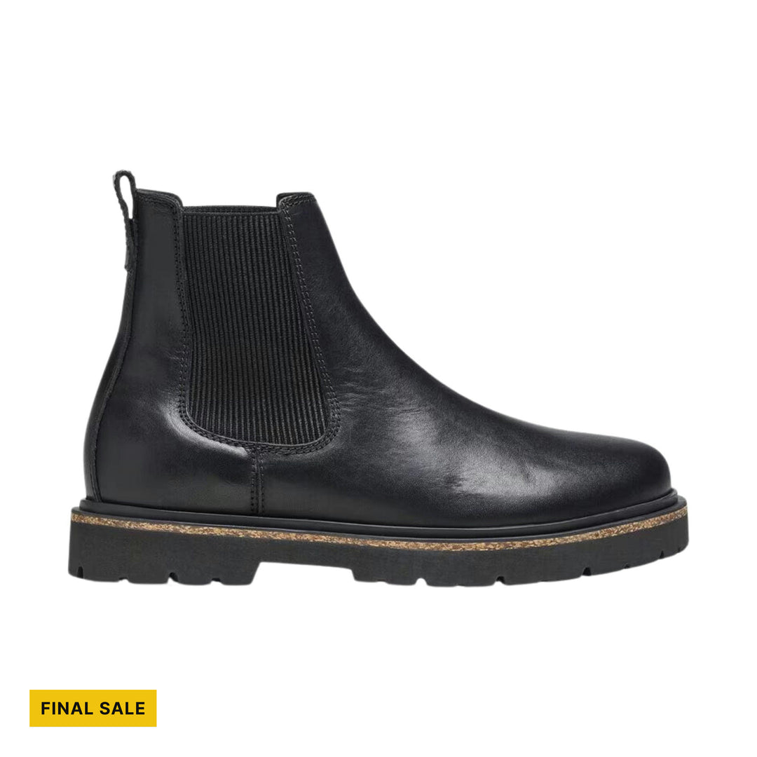 Birkenstock Highwood Slip On Leather Boots - Black - FINAL SALE - Lenny's Shoe & Apparel