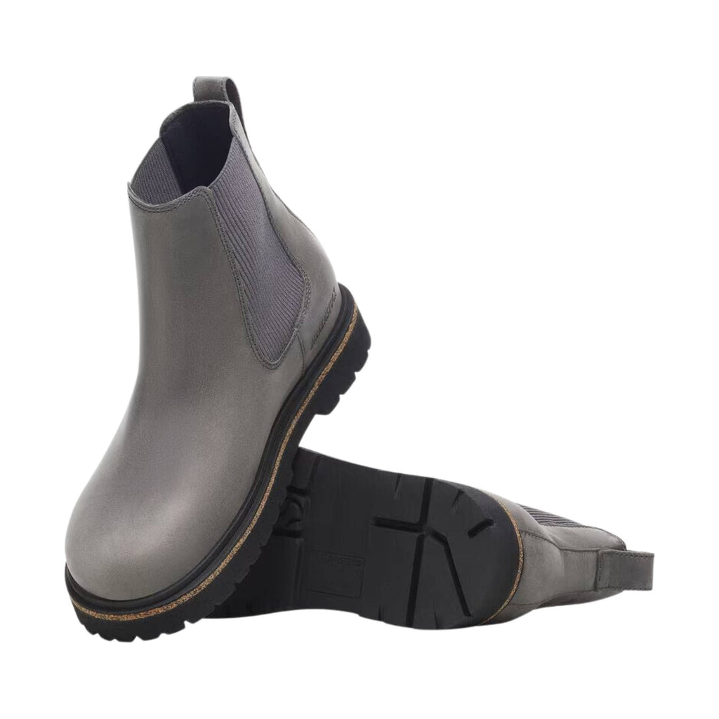 Birkenstock Highwood Slip On Leather Boots - Graphite - Lenny's Shoe & Apparel