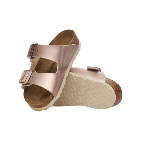 Birkenstock Kids' Arizona Sandal - Electric Metallic Copper - Lenny's Shoe & Apparel