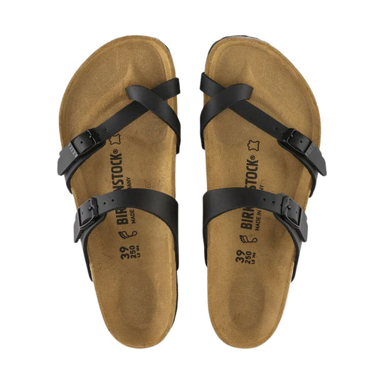 Birkenstock Mayari Sandal - Birko Flor Black - Lenny's Shoe & Apparel