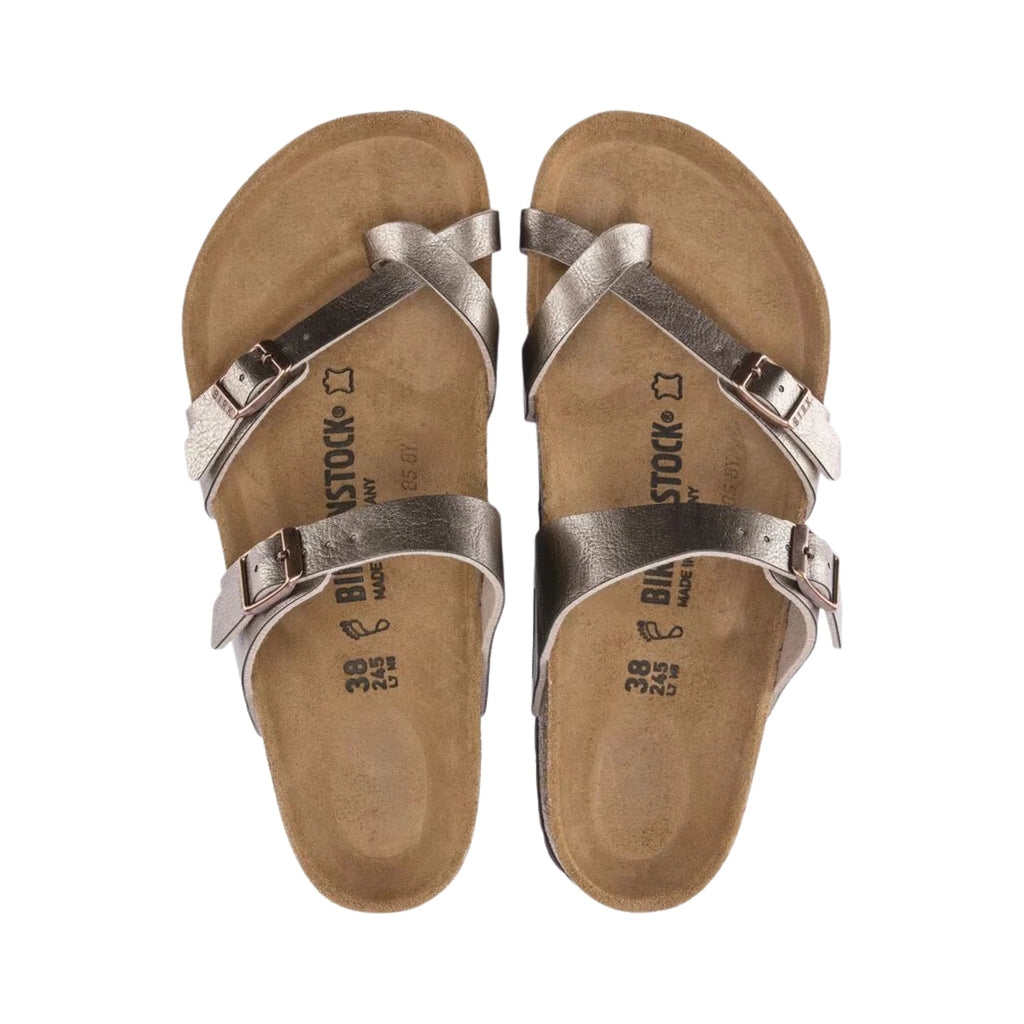 Birkenstock Mayari Sandal - Birko Flor Graceful Taupe - Lenny's Shoe & Apparel
