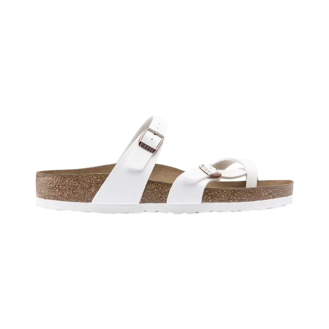 Birkenstock Mayari Sandal - Birko Flor White - Lenny's Shoe & Apparel