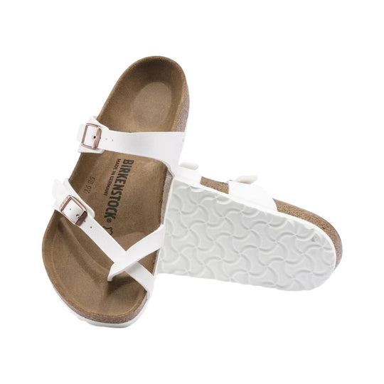 Birkenstock Mayari Sandal - Birko Flor White - Lenny's Shoe & Apparel