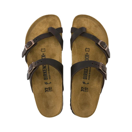 Birkenstock Mayari Sandal - Oiled Leather Habana - Lenny's Shoe & Apparel