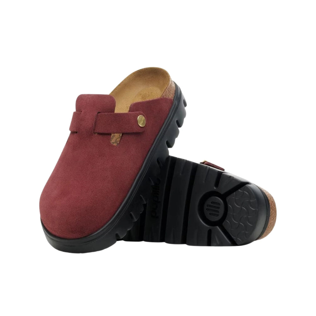 Birkenstock Papillio Boston Chunky Clog - Zinandel - Lenny's Shoe & Apparel
