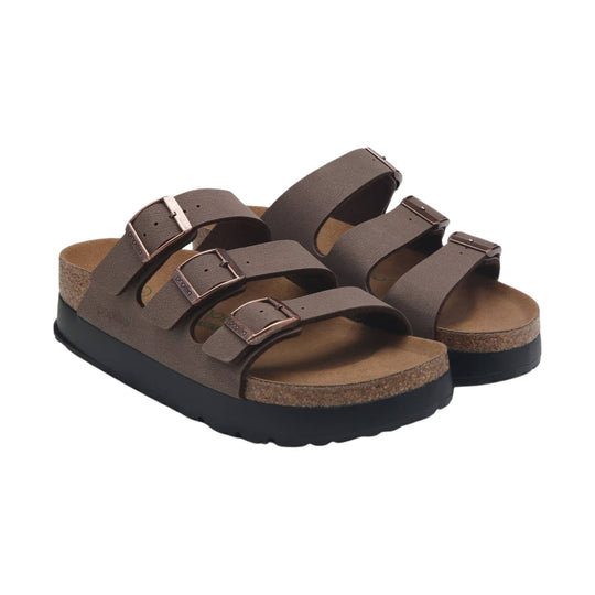 Birkenstock Papillio Florida III Platform Vegan Sandal - Mocca - Lenny's Shoe & Apparel