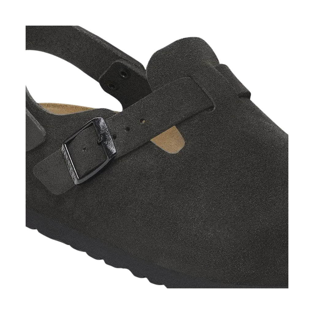 Birkenstock Tokio Suede Leather - Black - Lenny's Shoe & Apparel