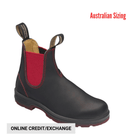 Blundstone Classic 550 Chelsea Boots - Black/Red - Lenny's Shoe & Apparel