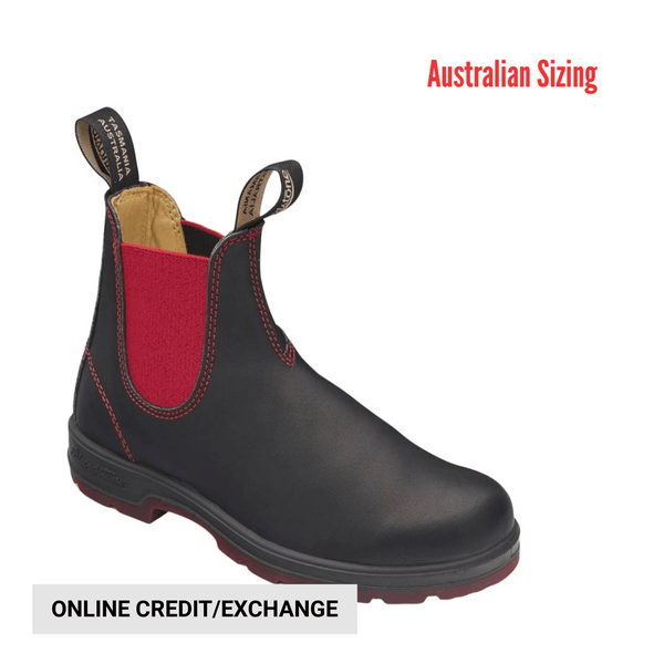 Blundstone Classic 550 Chelsea Boots Black/Red - Main Image