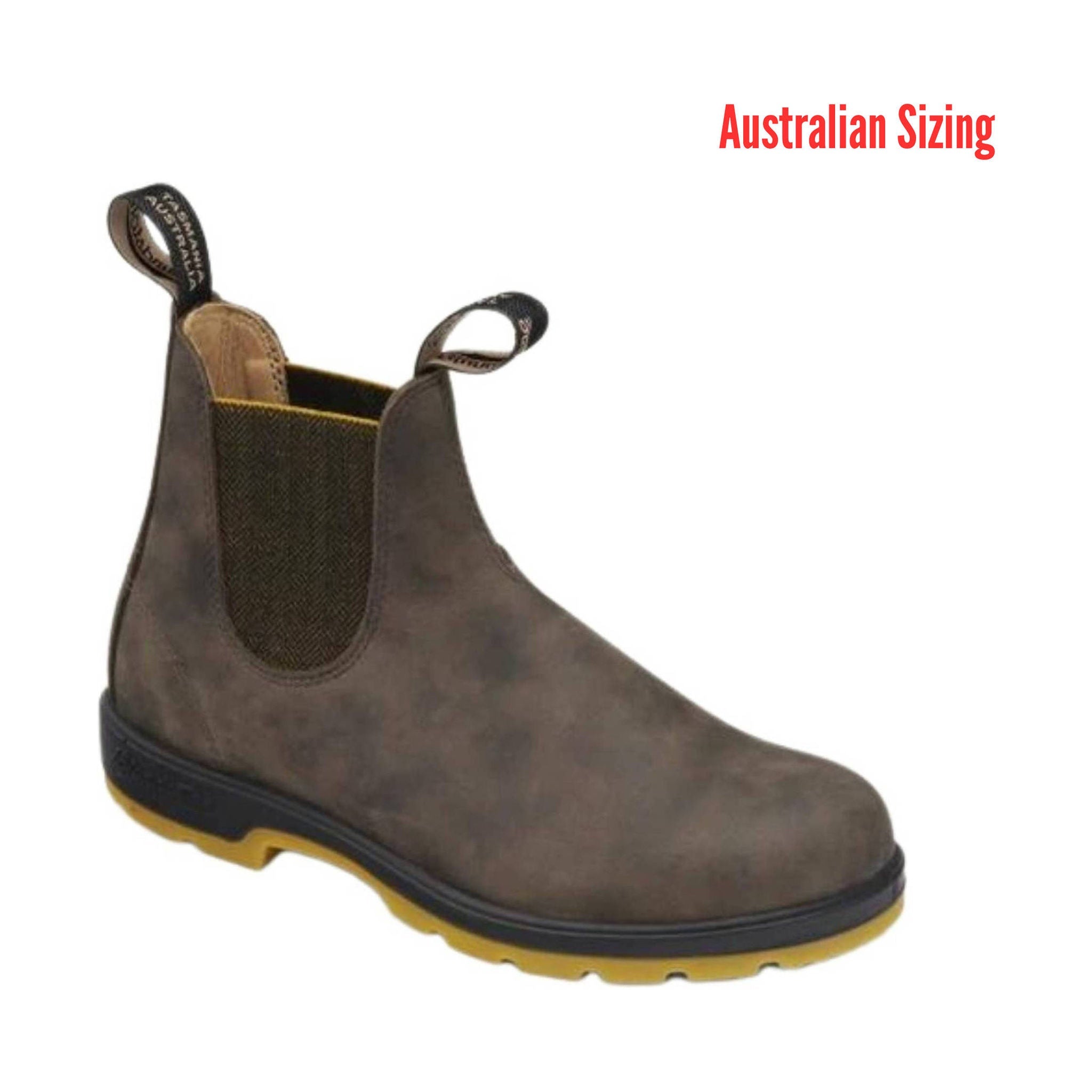 Blundstone 1944 Rustic Brown Mustard 9 AU