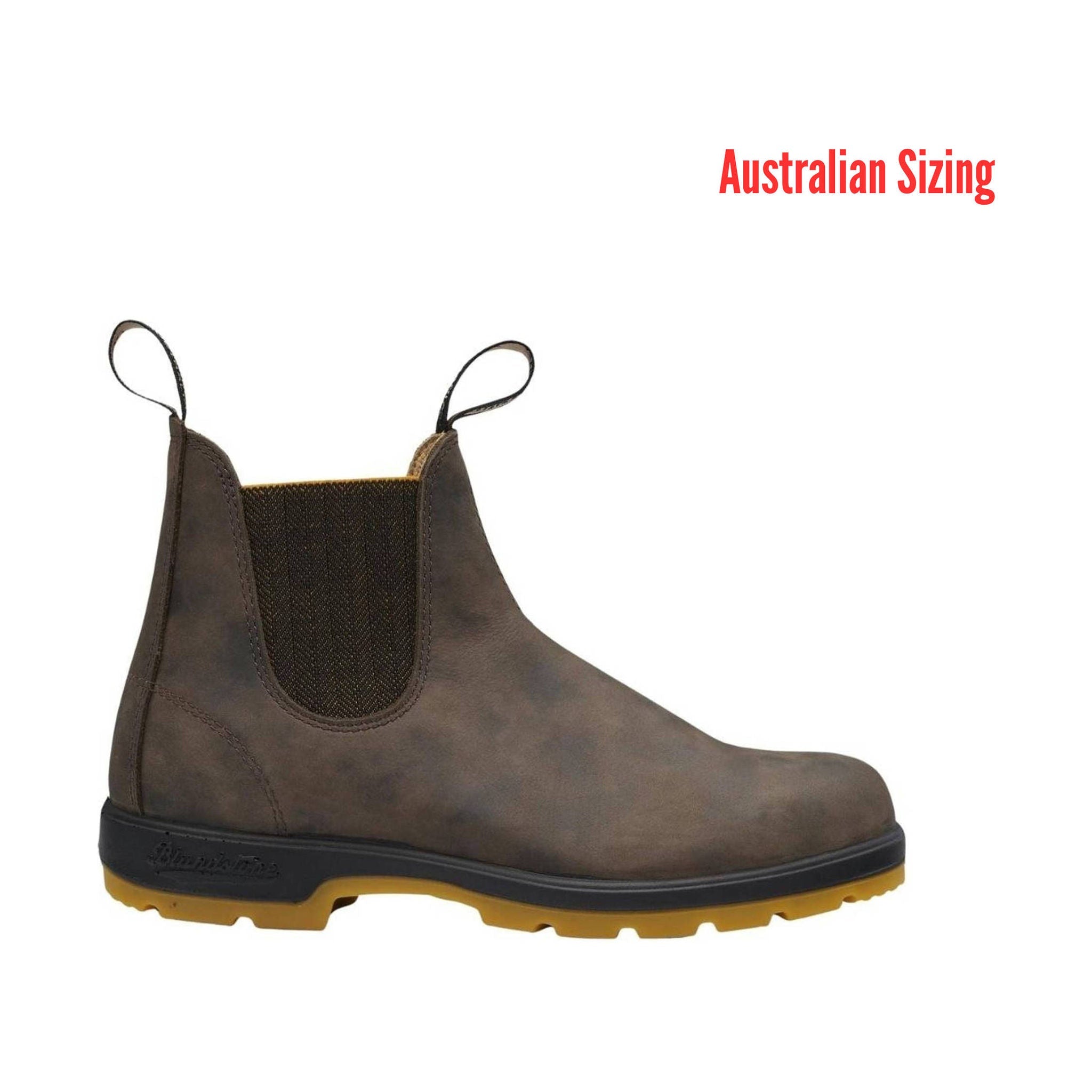 Blundstone Classic 550 Chelsea Boots Rustic Brown Mustard