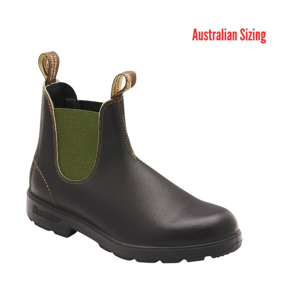 Blundstone Original 500 Chelsea Boots - Stout Brown/Olive  display picture 3