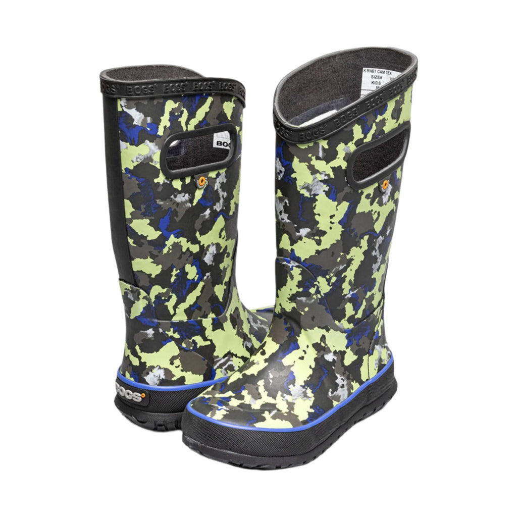 Bogs Kids' Camo Texture Rain Boots - Black Multi - Lenny's Shoe & Apparel