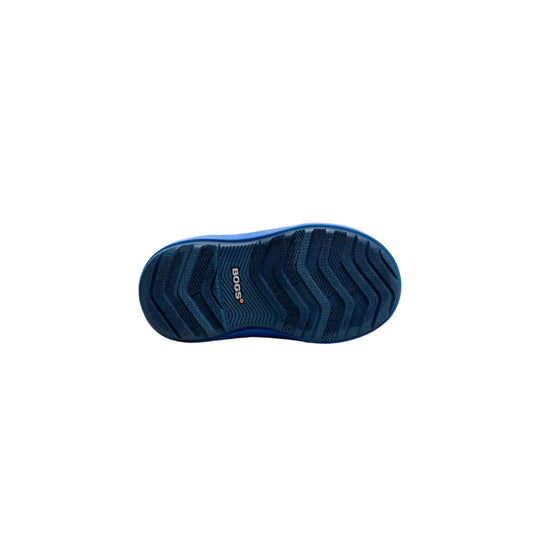 Blue boot sole with BOGS logo
