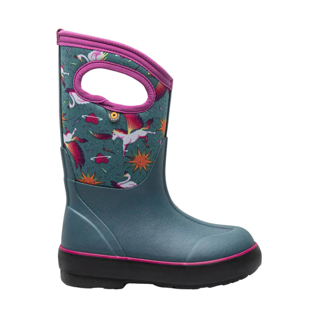 Bogs Kids' Classic II Space Pegasus Waterproof Winter Boots - Teal Multi - Lenny's Shoe & Apparel