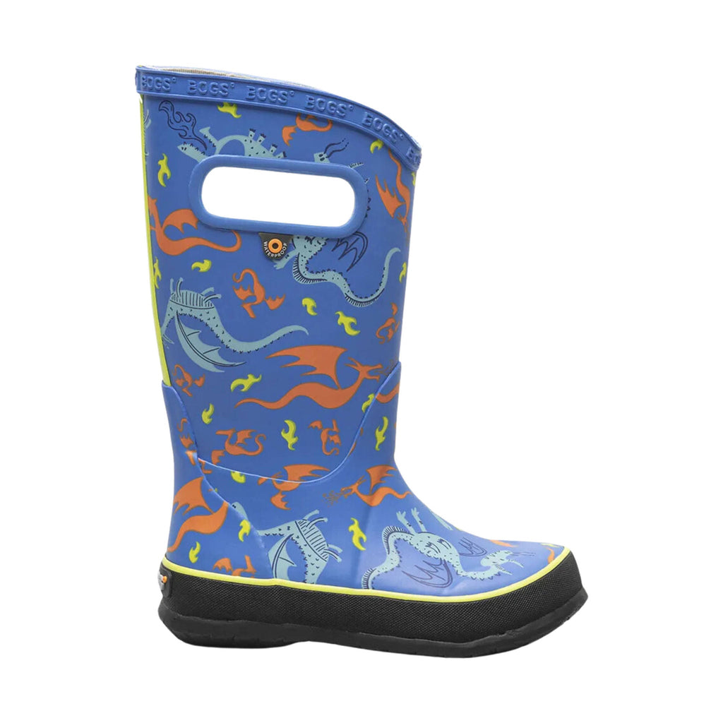Bogs Kids' Dragons Rain Boots - Blue Multi - Lenny's Shoe & Apparel