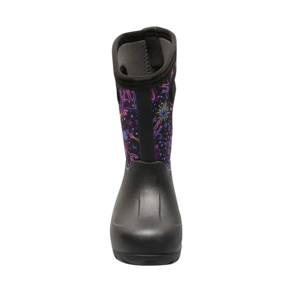 Bogs Kids' Neo Classic Neon Unicorn Waterproof Winter Boots - Black Multi - Lenny's Shoe & Apparel
