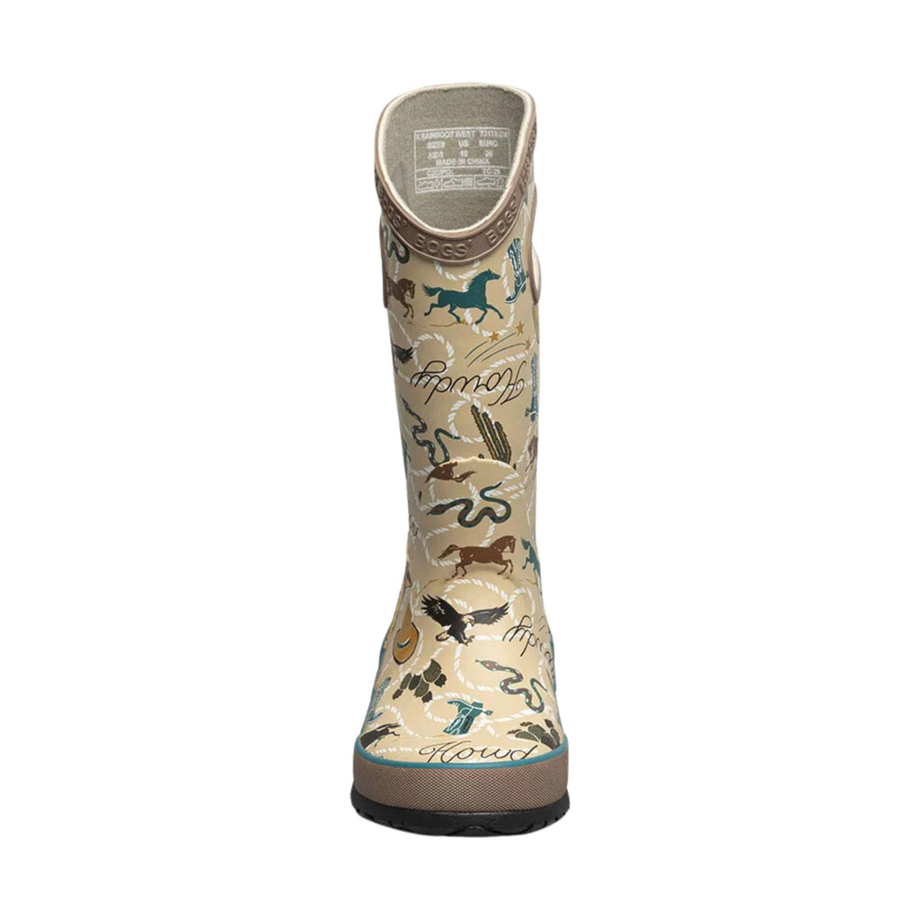 Bogs Kids' New Western Rain Boots - Tan Multi - Lenny's Shoe & Apparel