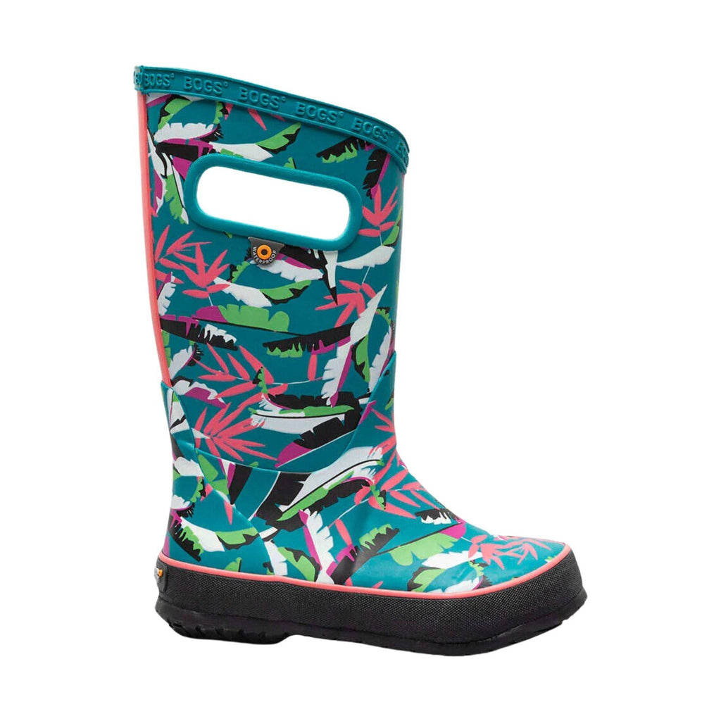 Bogs Kids' Palm Duo Rain Boots - Dark Turquoise - Lenny's Shoe & Apparel