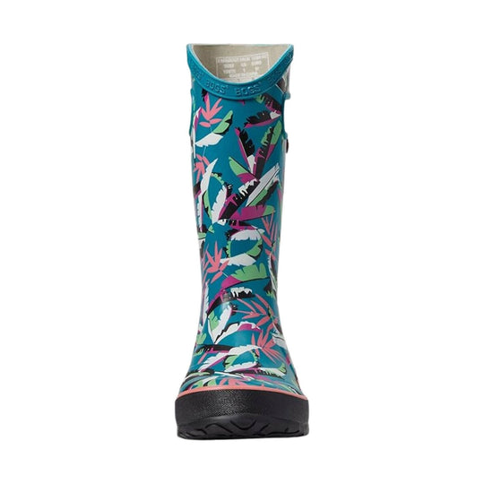 Bogs Kids' Palm Duo Rain Boots - Dark Turquoise - Lenny's Shoe & Apparel