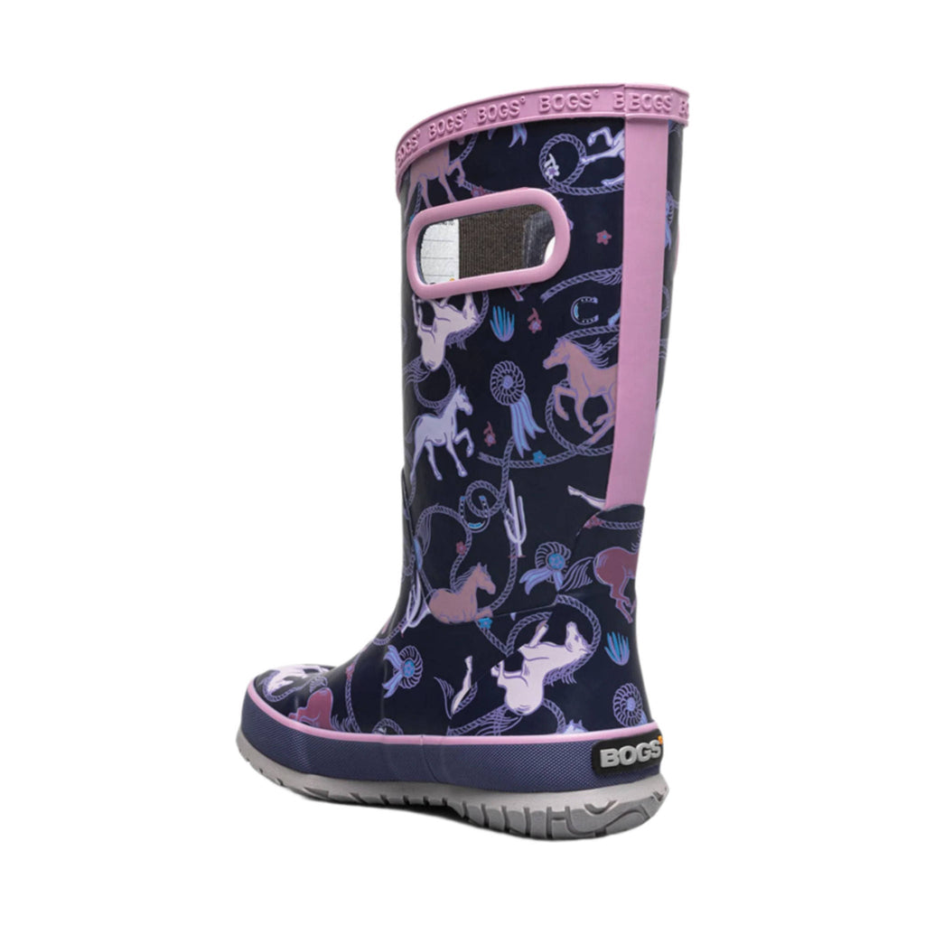 Bogs Kids' Rodeo Horse Rain Boots - Purple Multi - Lenny's Shoe & Apparel